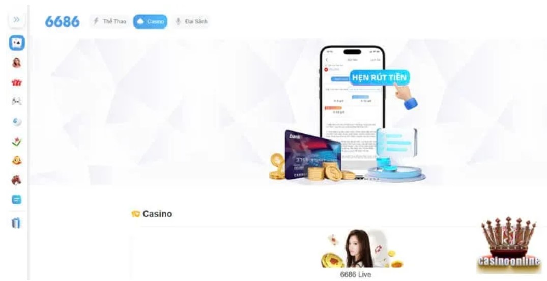 Casino 6686 giúp người chơi thỏa mãn niềm đam mê