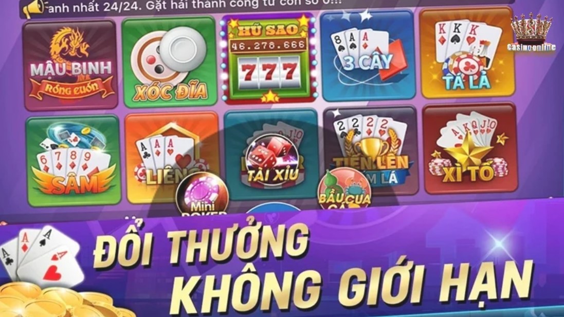 Game đánh bài đa dạng